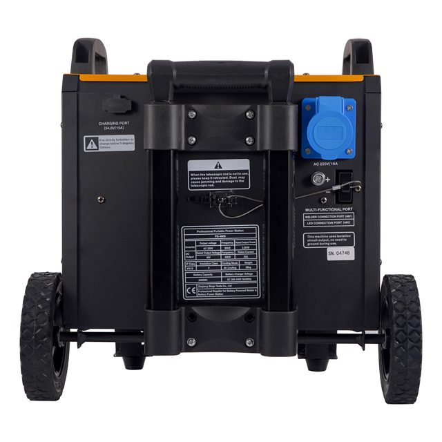 Umweltfreundlicher, batteriebetriebener Generator mit 3500 W für den professionellen Einsatz